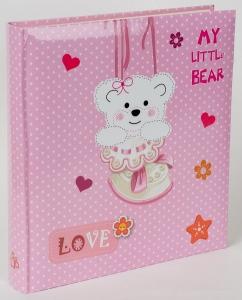 GEDEON album klas.dětské TEDDY 29x32 60s, růžové