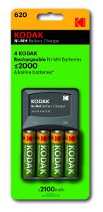 KODAK nabíječka baterií K620E-EC + 4ks 2100 mAh