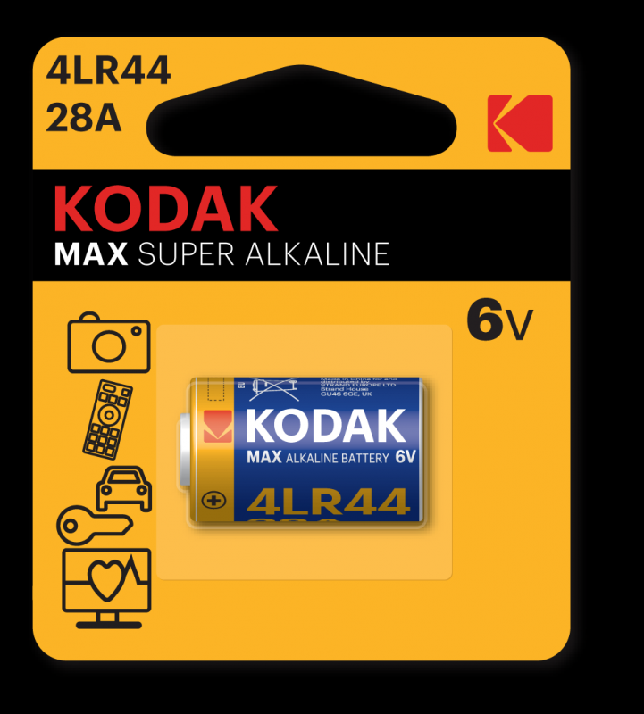 KODAK ULTRA alkalické baterie K28A/4LR44